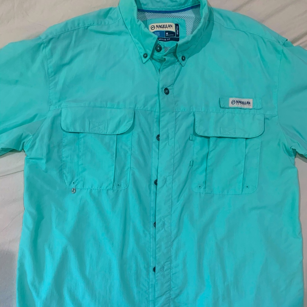 Magellan Men’s Short Sleeved Angler Fit